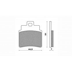 Τακάκια Daytona 82683 (FA355)(FD327) Τακάκια Daytona 82683 (FA355)(FD327)